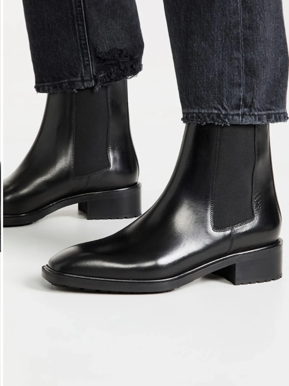 Aeyde Simone Polido Calf Leather Booties - Picture 10 of 11